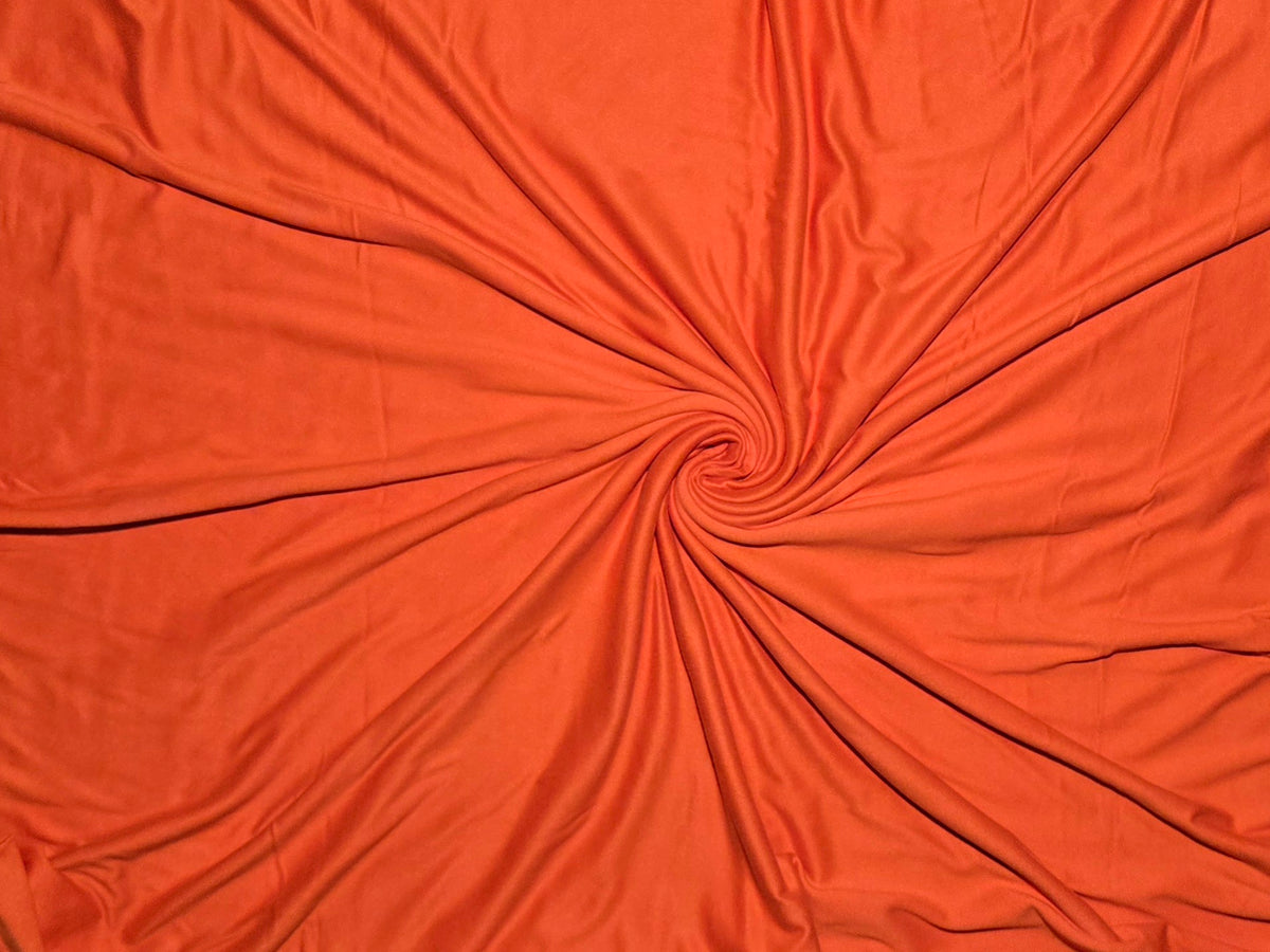 Orange Double Brushed Poly