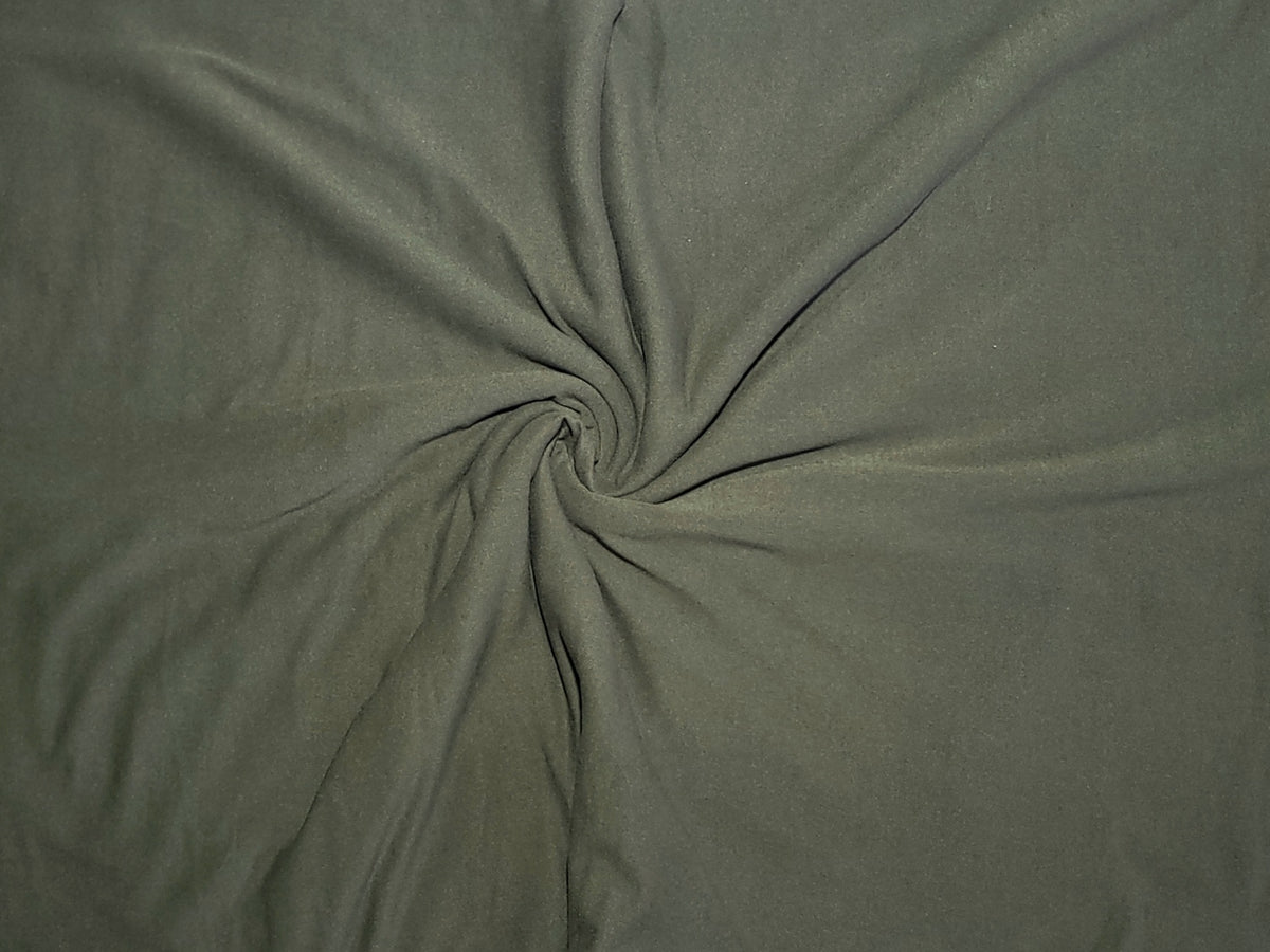Olive Double Brushed Poly