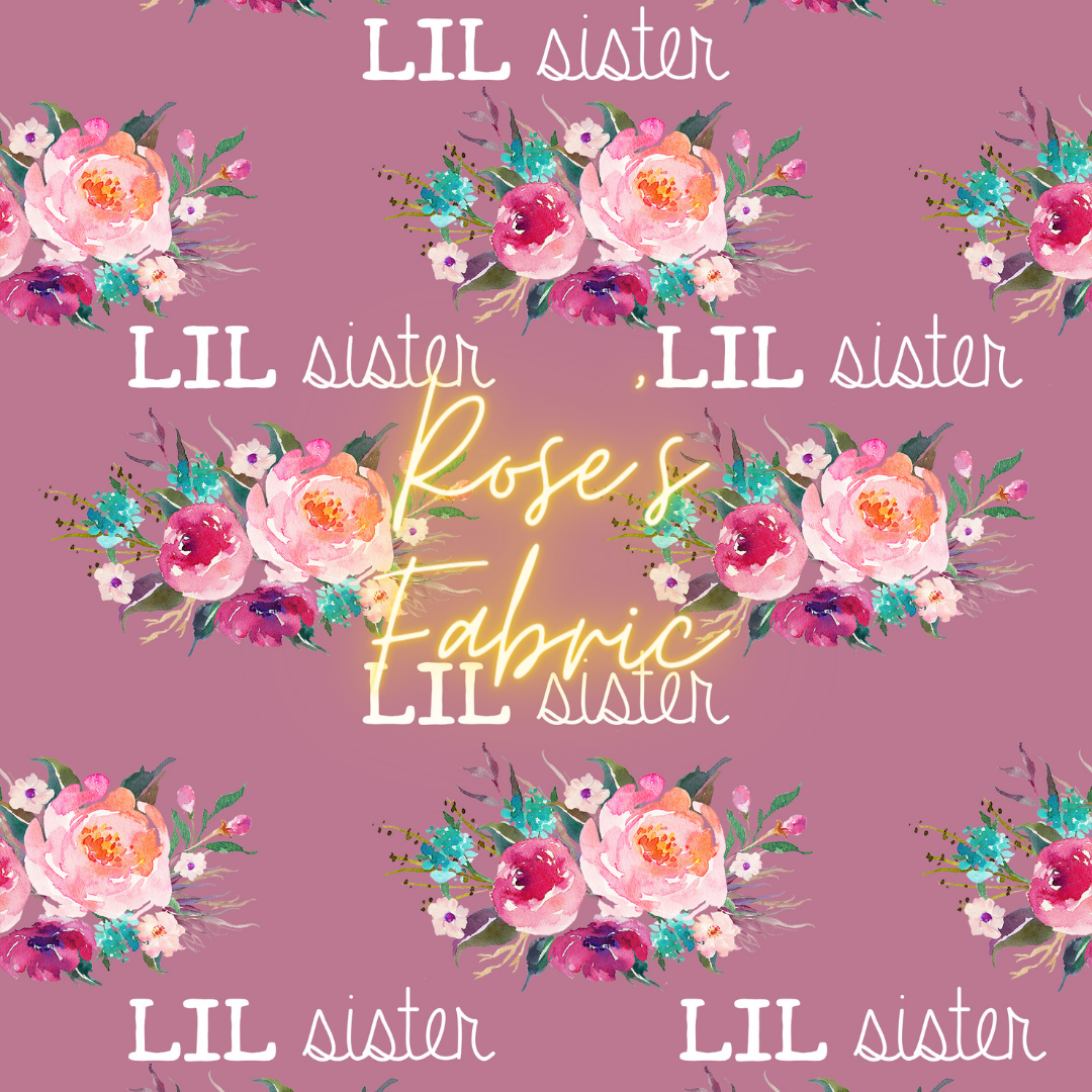 Lil Sister Floral Seamless File