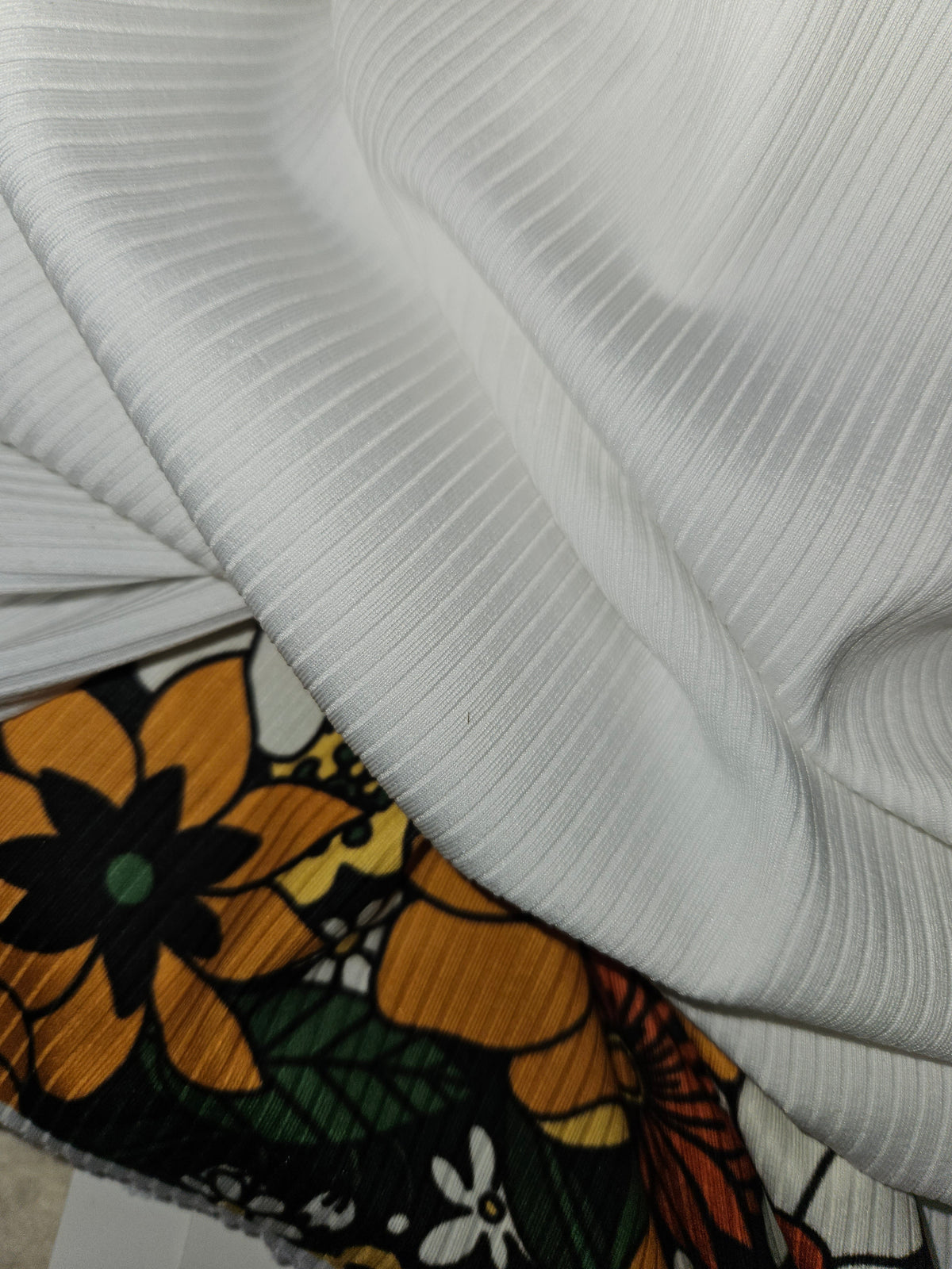 "Cotton Feel" Poly Spandex Rib