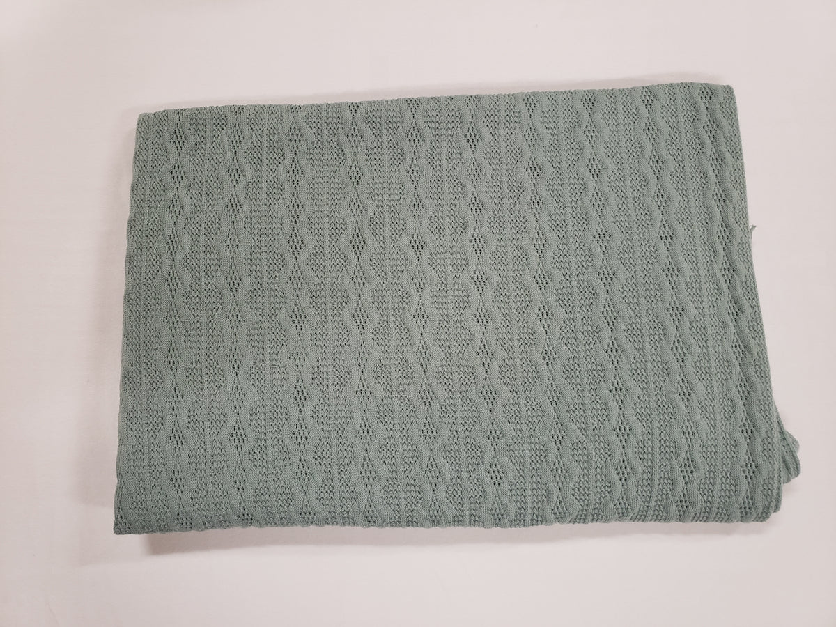 Seafoam Cable Knit