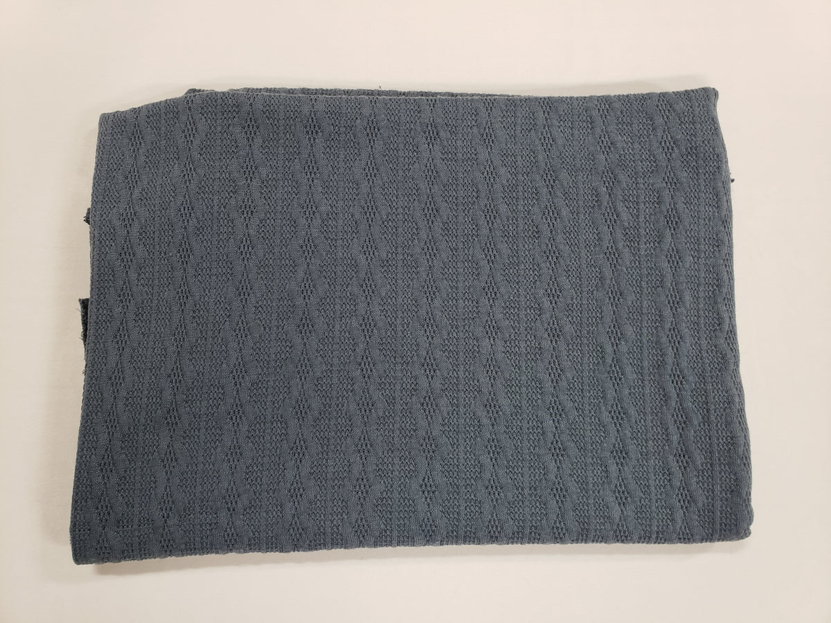 Denim Cable Knit