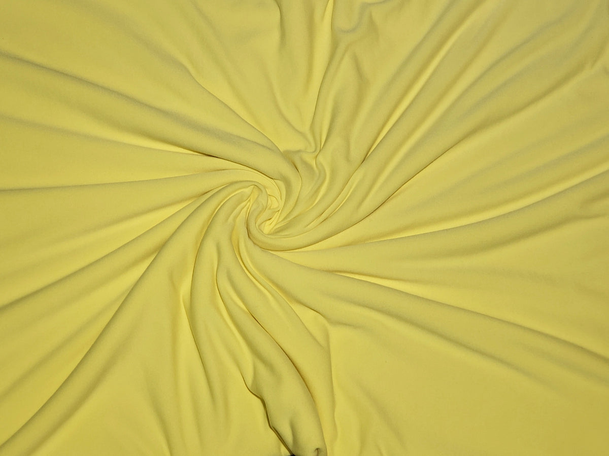 Lemon Double Brushed Poly (New)