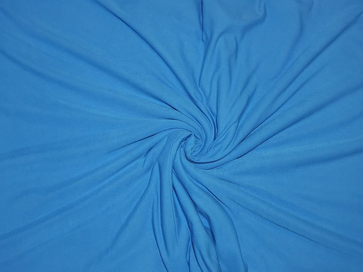 Blue Scuba Double Brushed Poly