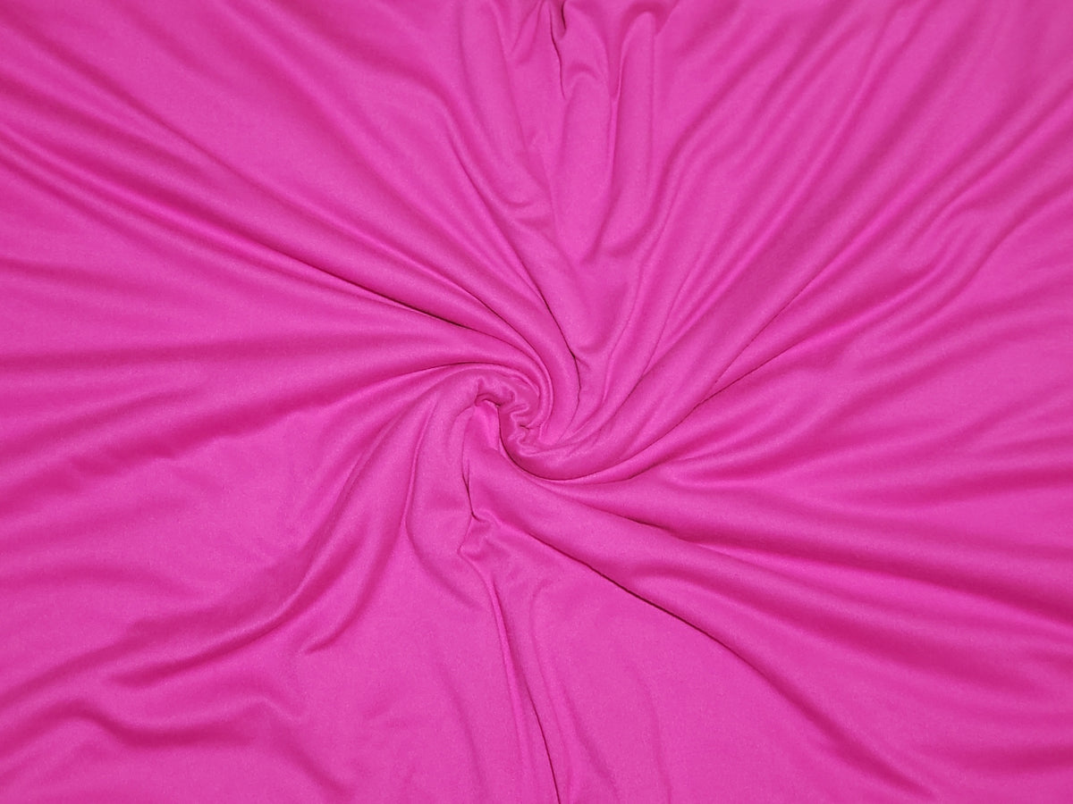 Hot Fuschia Double Brushed Poly