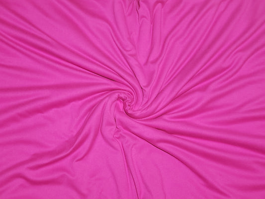 Hot Fuschia Double Brushed Poly