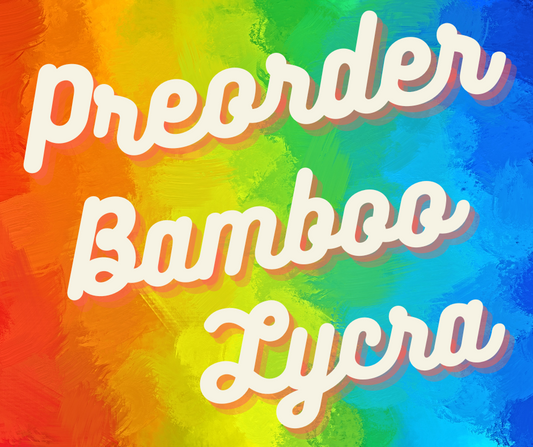 PREORDER Custom Bamboo Spandex French Terry