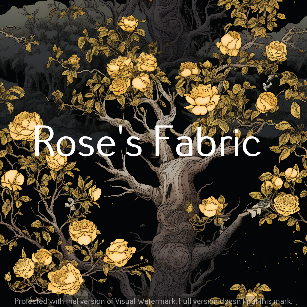 Gnarly Trees & Roses Seamless File