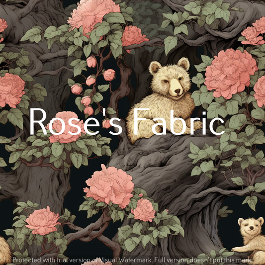 Bears and Roses Seamless File