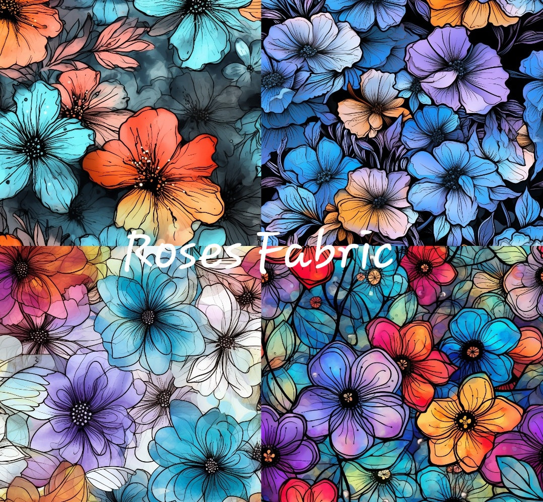 Ink Floral Seamless File