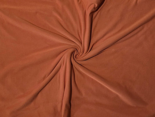 Orange Burnt New Double Brushed Poly