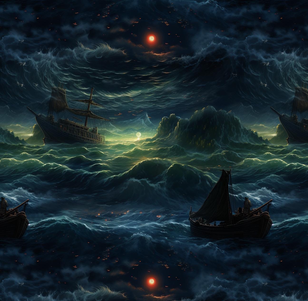 Stormy Night Seamless File