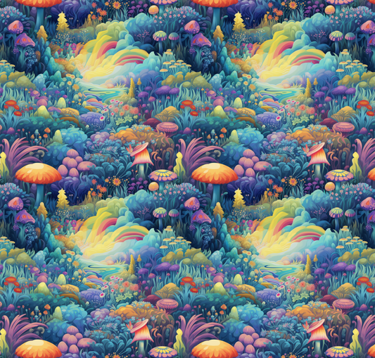 Mushroom Forest Seamless File