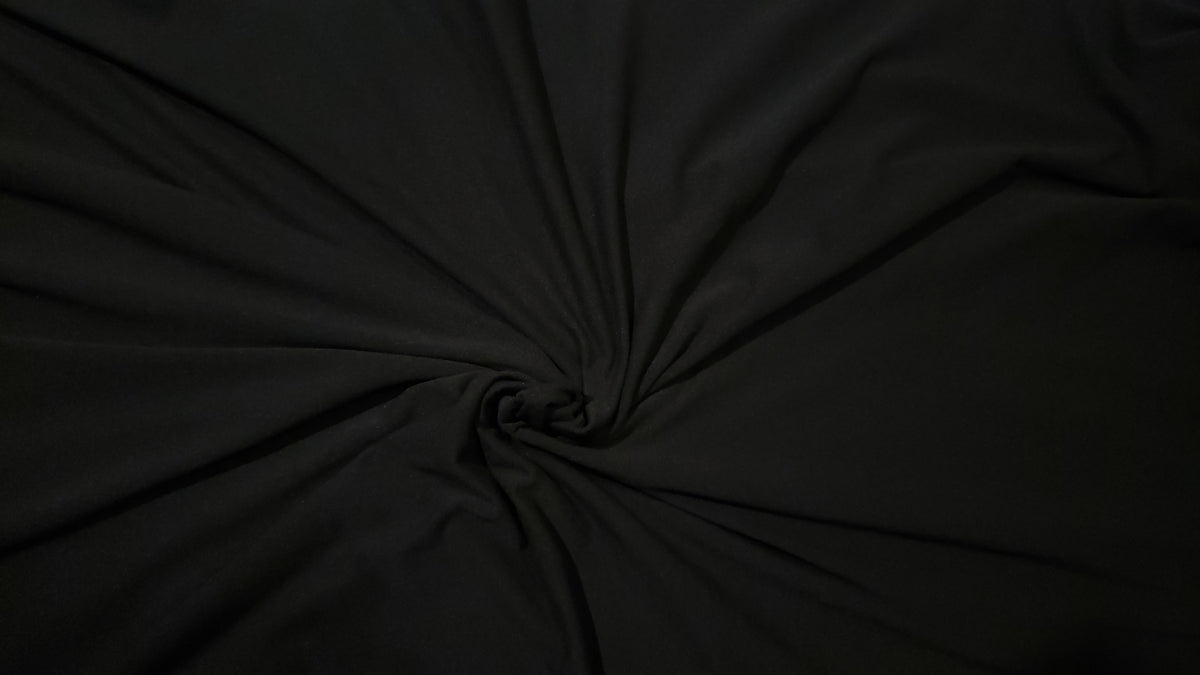 Black 170GSM Brushed Poly
