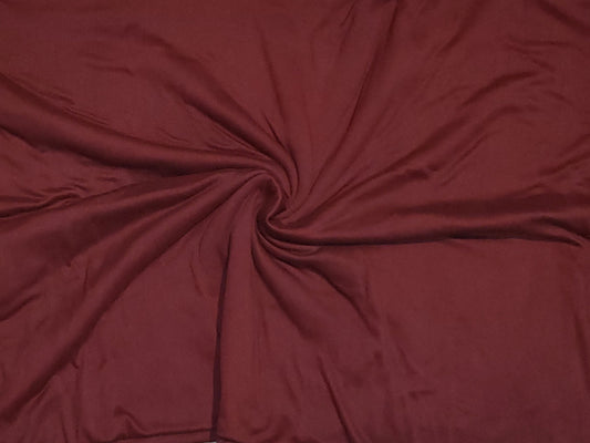 Burgundy Double Brushed Poly