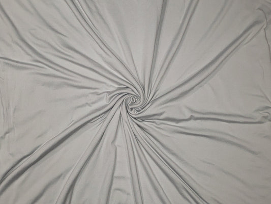 Silver Double Brushed Poly