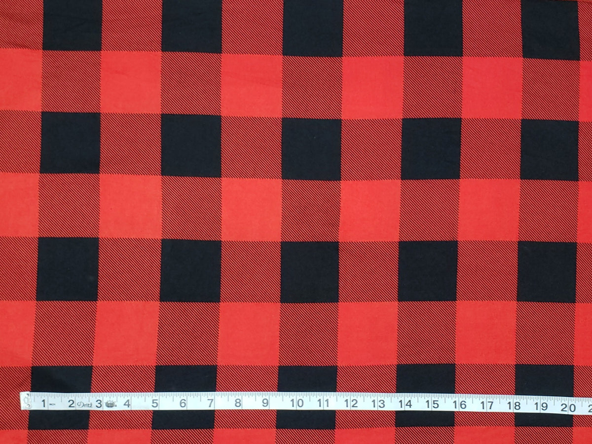Buffalo Plaid Red/Black DBP