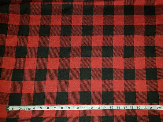 Buffalo Plaid Hacci Sweater Knit