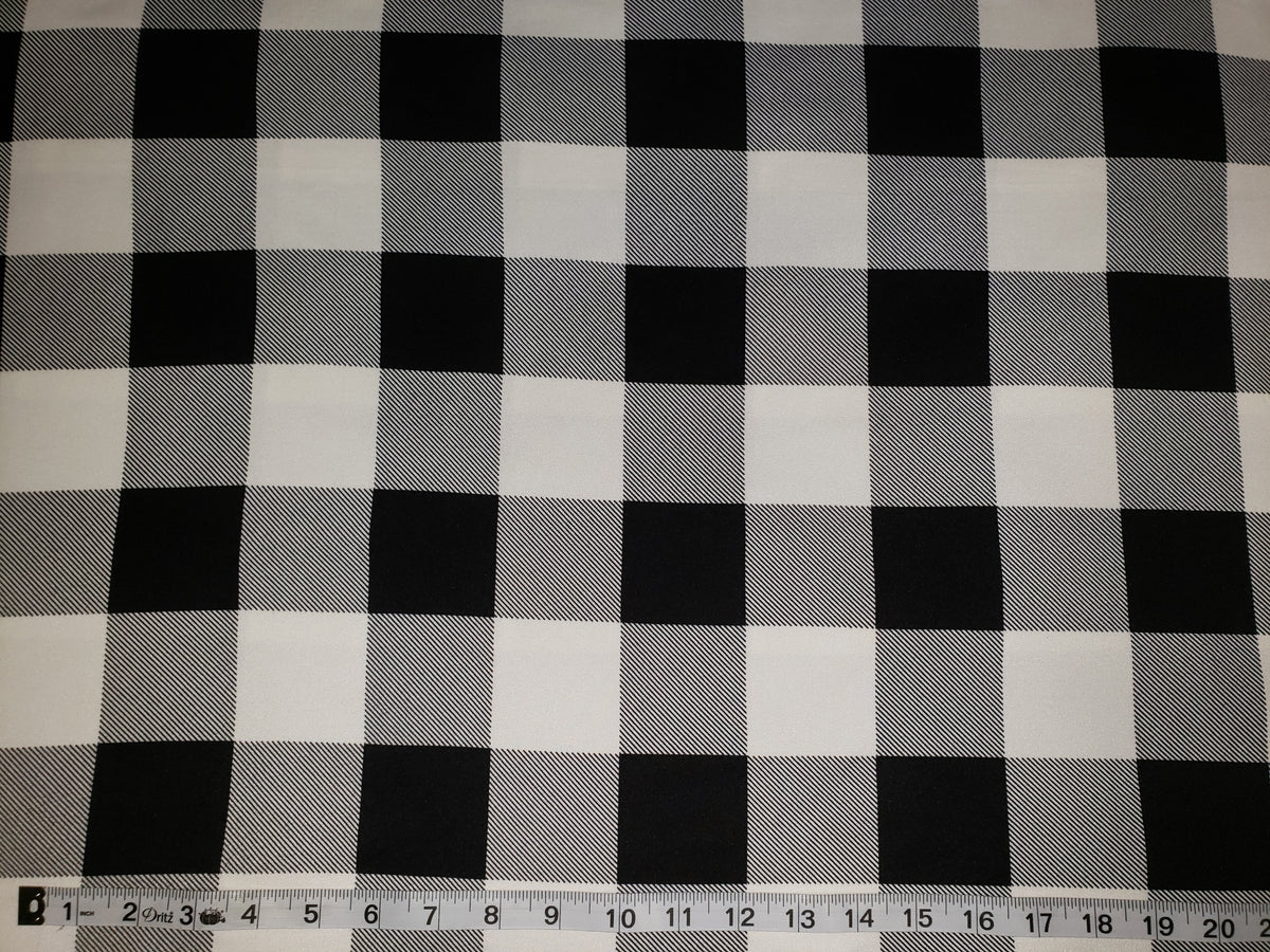 Buffalo Plaid Black/Ivory DBP