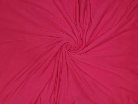 Hot Pink Double Brushed Poly