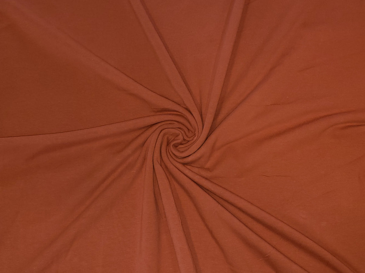Rust Cotton Lycra
