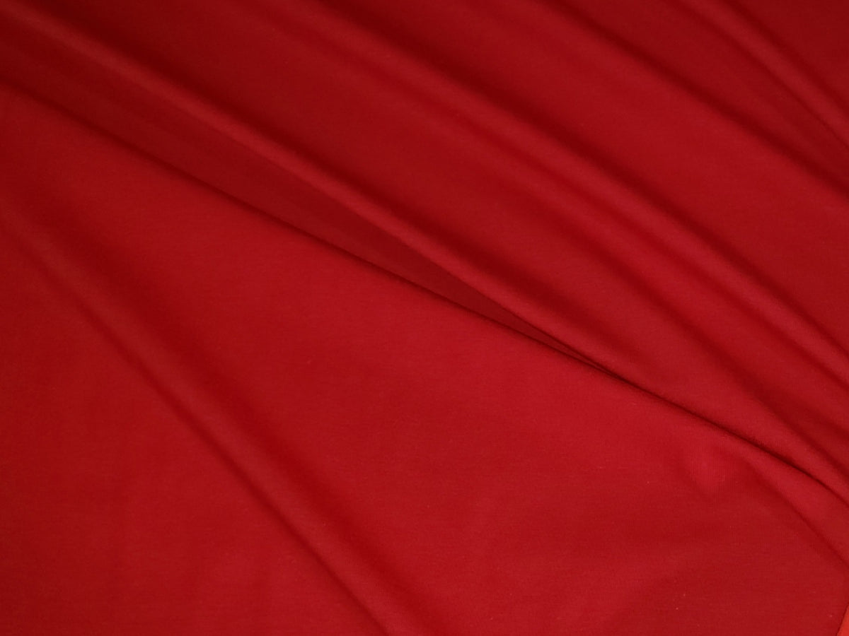 Cherry Red Cotton Lycra