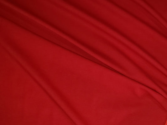 Cherry Red Cotton Lycra