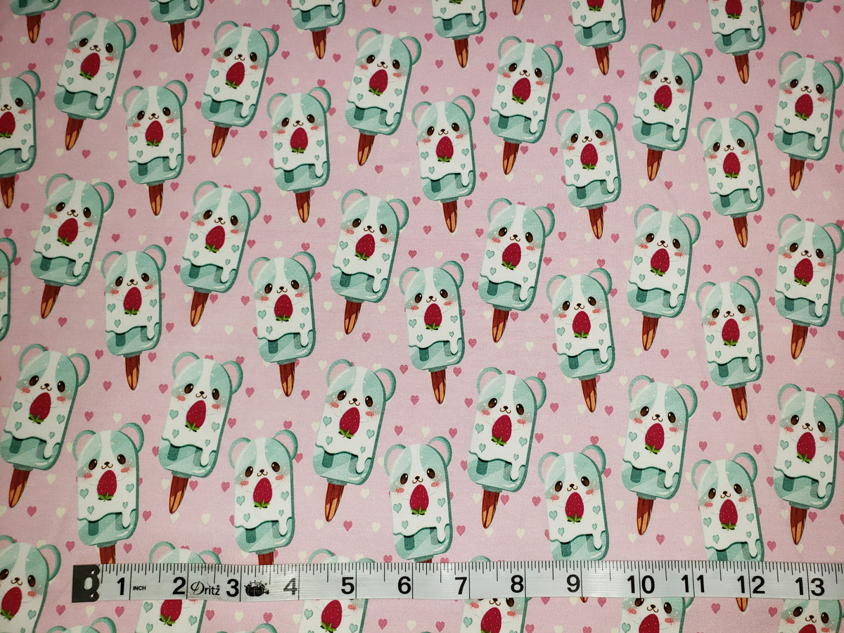 Mouse Popsicle  Cotton Lycra