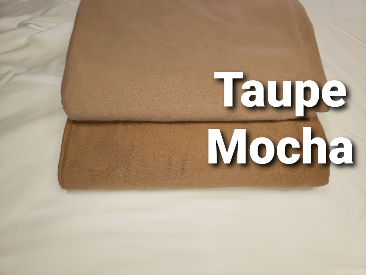 Taupe Double Brushed Poly