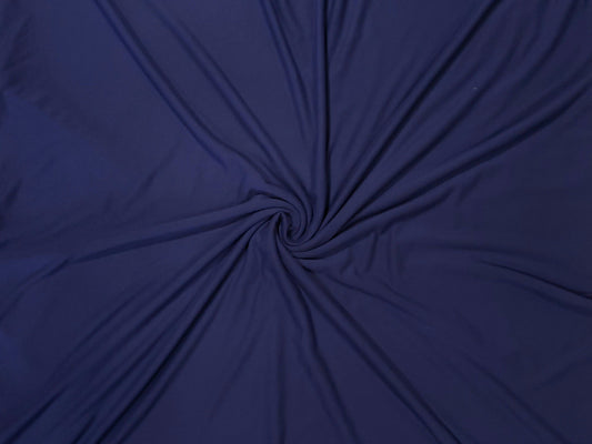 Navy Double Brushed Poly