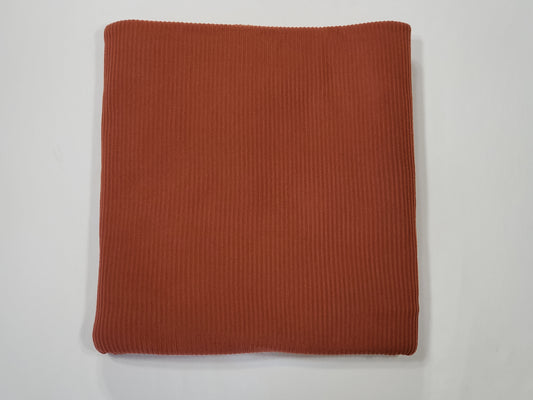 Rust Rib Knit