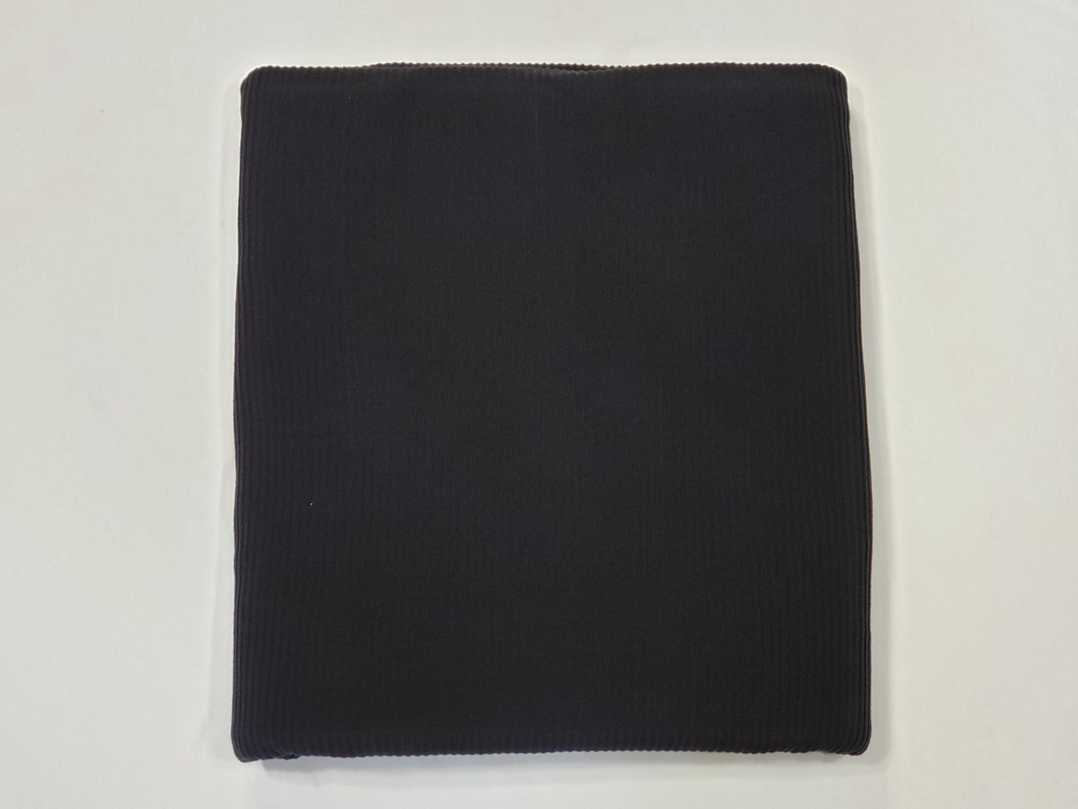 Black Rib Knit