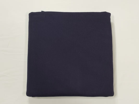 Navy Rib Knit