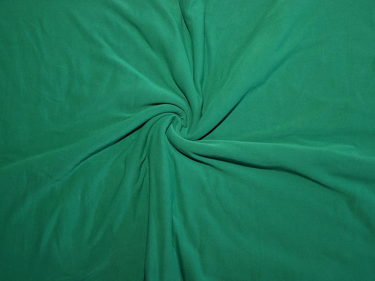 Green Double Brushed Poly