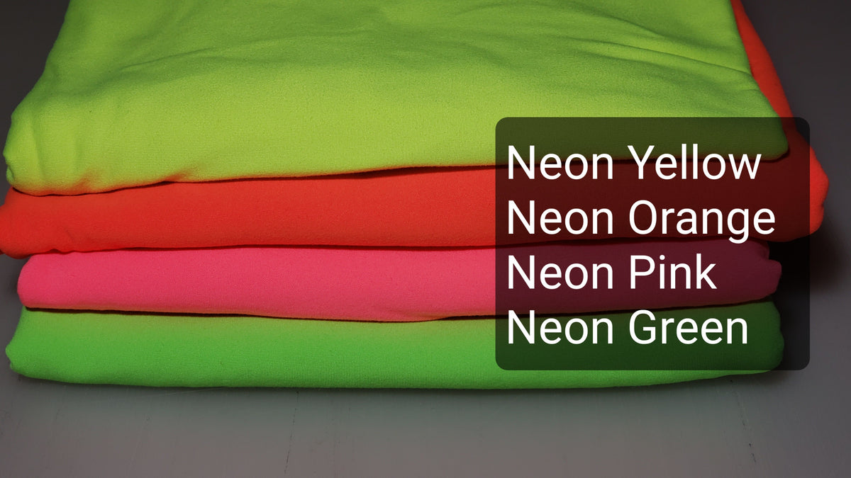 Neon Pink Double Brushed Poly