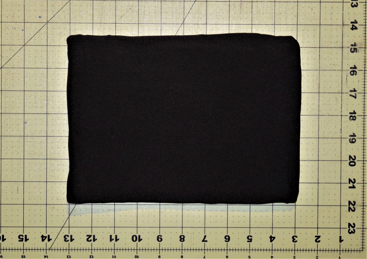Black 170GSM Brushed Poly