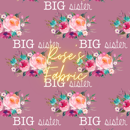 Big Sister Floral Seamless File