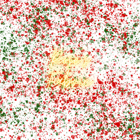 Christmas Paint Splatter Seamless File