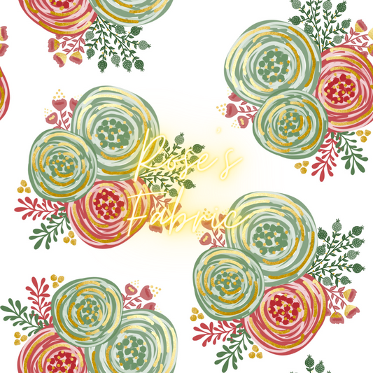 Christmas Floral Seamless File