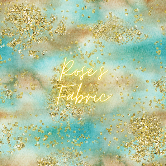 Seafoam Sand Gold Foil Seamless File