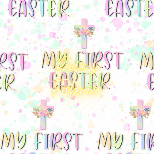My First Easter Floral Seamless File