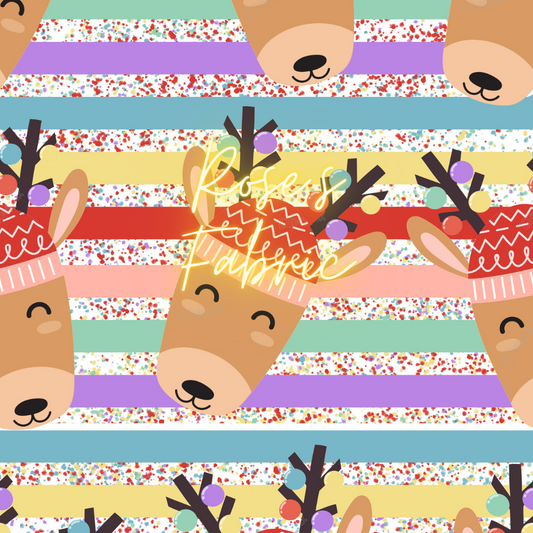 Reindeer Stripes Seamless File
