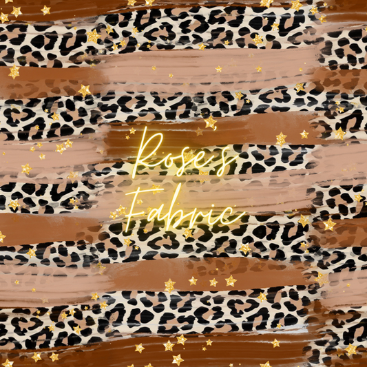Cheetah Brush Strokes Seamless File