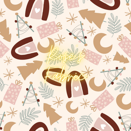 Christmas Rainbow Seamless File