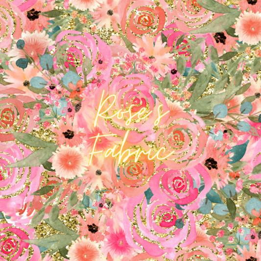 Roses Gold Sparkle Seamless File