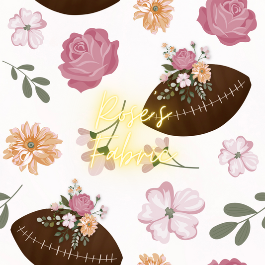 Floral Football Seamless File