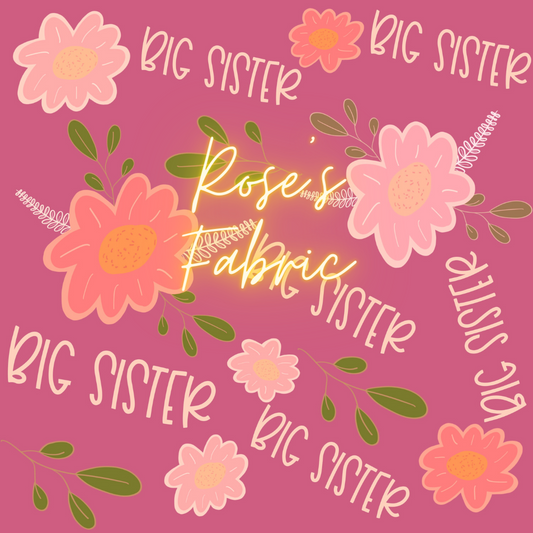 Big Sister Floral Seamless File