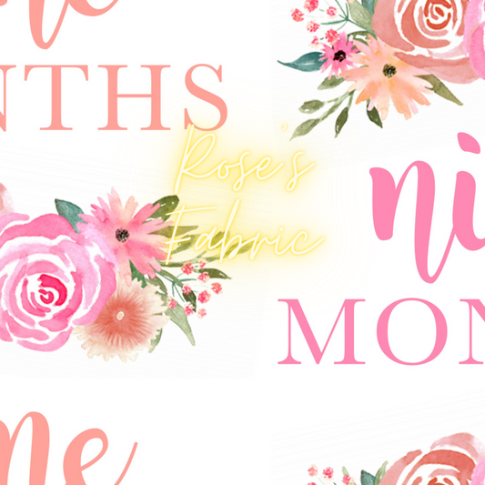 Nine Months Floral Seamless File