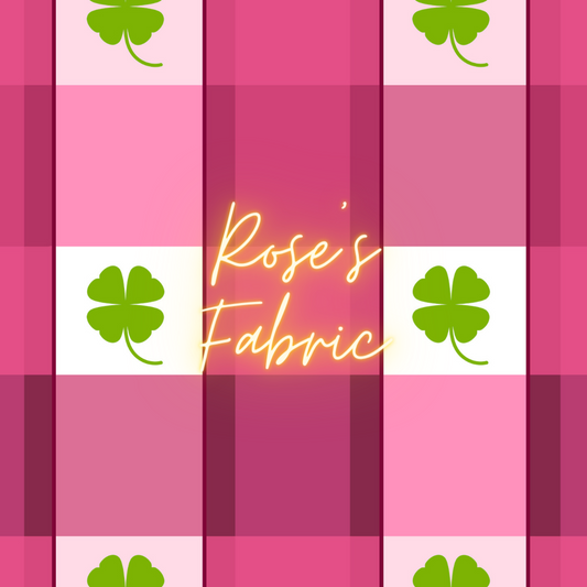 Four Leaf Clover Plaid Seamless File