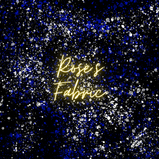 Blue Black Paint Splatter Glitter Seamless File